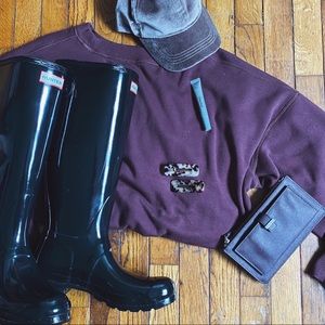 Hunter Original Tall Gloss Adjustable Back - Black